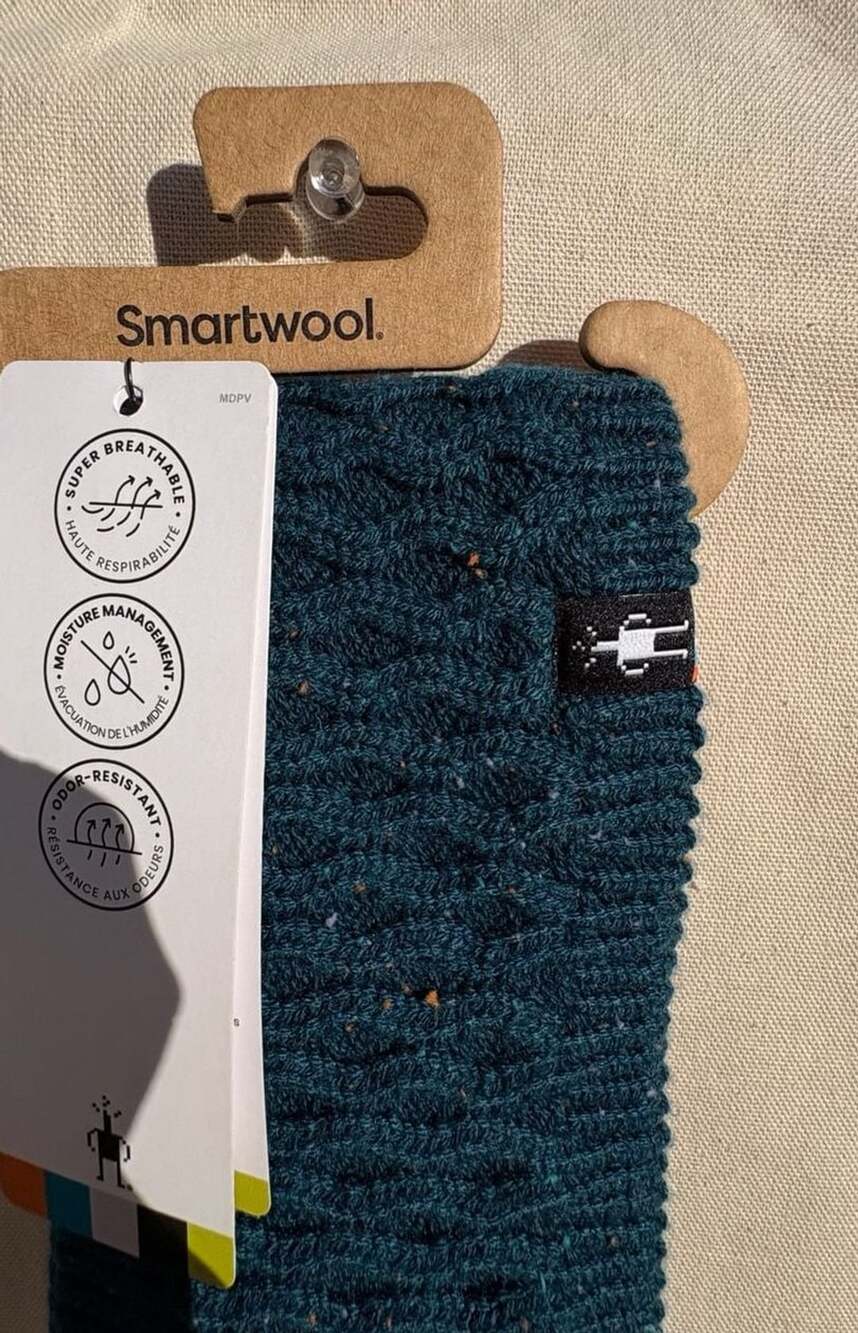 Smartwool Fleece Lined Headband - Dusty Teal Heather